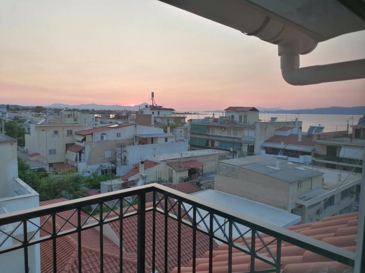 Attic View Palatia Apartment Nea Palatia Ngoại thất bức ảnh